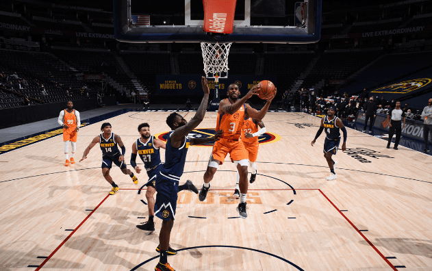  太阳加时险胜掘金登顶西部  